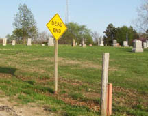 dead end cemetery picture